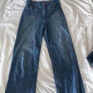 pilcro anthropolige jeans size 24